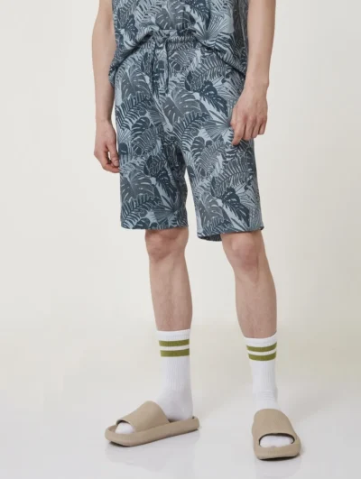 Çok Renkli Pijama Şort - Görsel 3