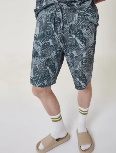 Çok Renkli Pijama Şort - Görsel 2
