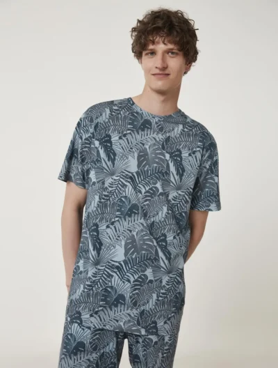 Oversize Çok Renkli Tişört - Görsel 7