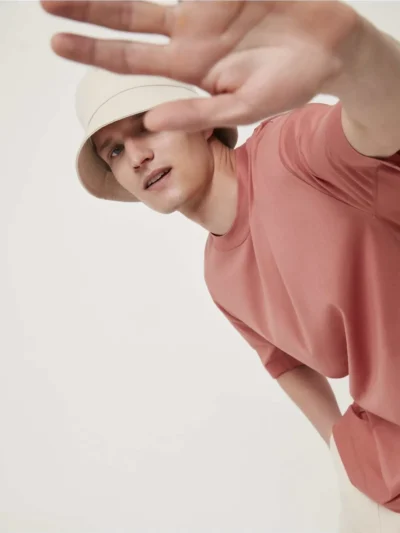 Gül Kurusu Oversize Tişört - Görsel 4