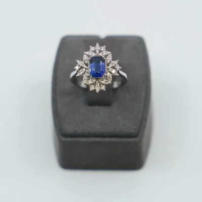 Blue Bays With Diamond & Tanzanit Yüzük