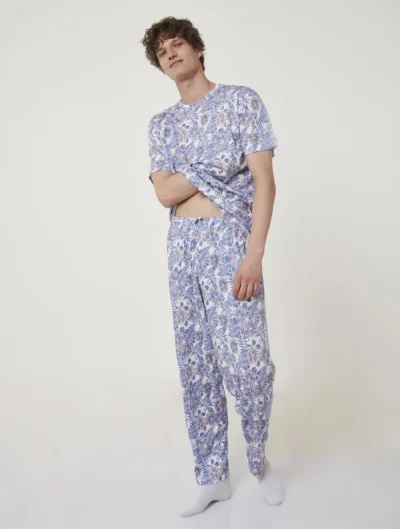 Çok Renkli Pijama Tişört - Görsel 3