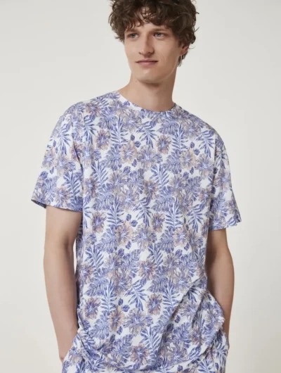 Çok Renkli Pijama Tişört - Görsel 4