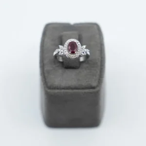 Blue Bays With Diamond & Ruby Yüzük